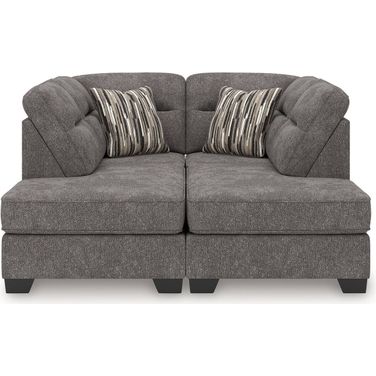 Olten 2-Piece Super Chaise In Graphite