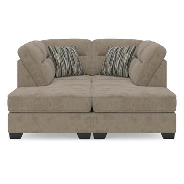 Olten 2-Piece Super Chaise In Mocha