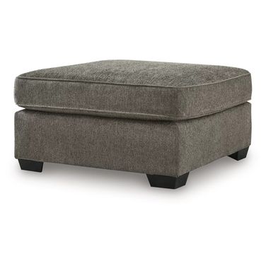 Olten Oversized Accent Ottoman In Graphite
