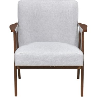Omara Accent Chair In Gray