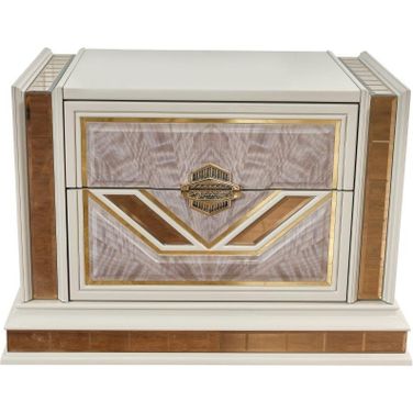 Omary Nightstand In Beige