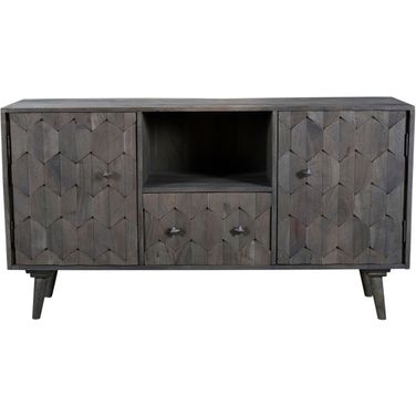 Onyx Media Cabinet In Dark Gray