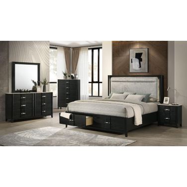 Opel Bedroom Set In Black