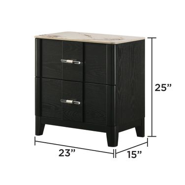 Opel Nightstand In Black
