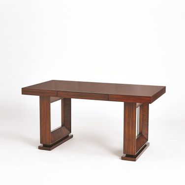 Open Block Writing Desk In Brown