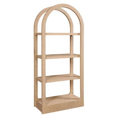 Open Burl Etagere