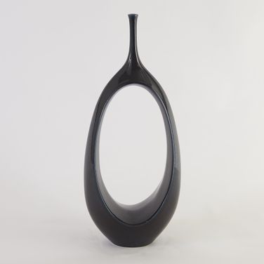 Open Oval Ring Small Vase In Celestial