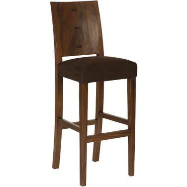 Ophelia Bar Stool In Walnut