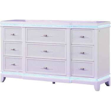 Opium 9 Drawer Dresser In Off White
