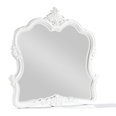 Opulence Mirror In White