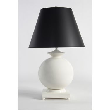 Opus Ceramic Lamp In Black and Cream