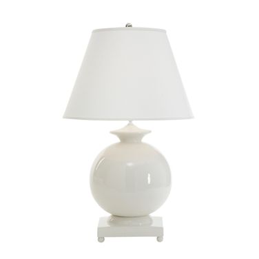 Opus Ceramic Lamp In White and Cream