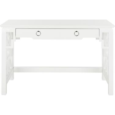 Oren Lacquer Desk In White