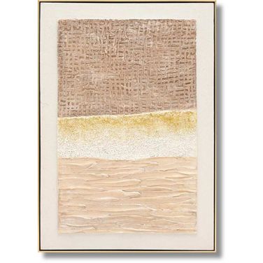 Organic Dune Texturescape Canvas Wall Art In Sand