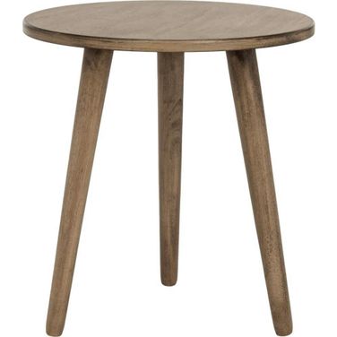 Orion Desert Brown Round Accent Table