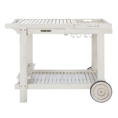 Orland Tea Trolly in White