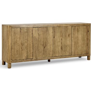 Orlando 4 Door Sideboard In Light Brown