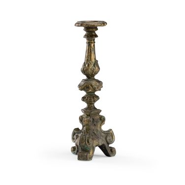 Ornate Candlestick In Gold