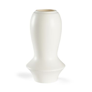 Osaka Vase In White and Cream