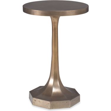 Oscar Drinks Table In Antique Brass