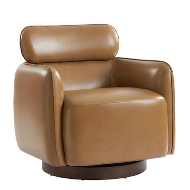 Othon Swivel Chair In Camel