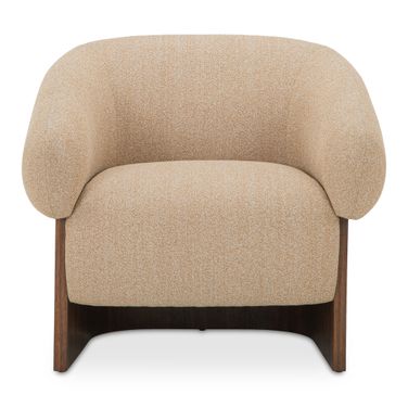 Otto Accent Chair In Flecked Tan