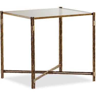 Otto Lamp Table In Aged Bronze