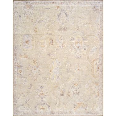 Oushak Collection Hand-Knotted Wool Area Rug- 9' 3" x 12' 3" In Camel