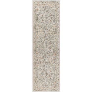 Oushak Home 2' x 6' Indoor Rug In Light Grey