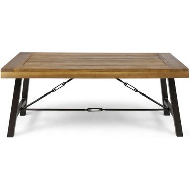 Outdoor Acacia Wood Coffee Table In Teak