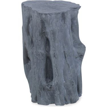 12 Inch Outdoor Side Table In Grey