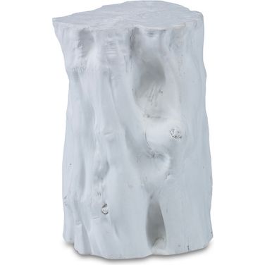 12 Inch Outdoor Side Table In White