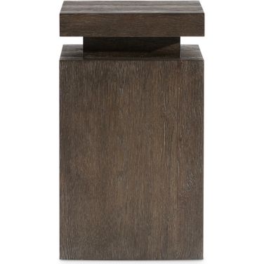 Outline Accent Table In Brown