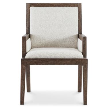 Outline Arm Chair In Brown Boucle