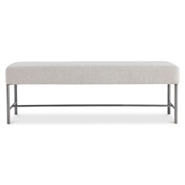 Outline Bench In Beige Boucle