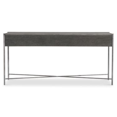 Outline Console Table In Charcoal