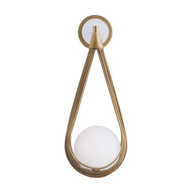 Ova Sconce In Antique Brass