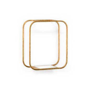 Oval Bric Brac Wall Bracket In Gold