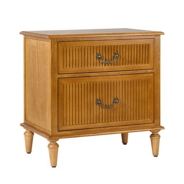 Ove 2-Drawer Nightstand In Acorn