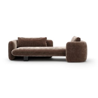 Overlap Bedroom Chaise In Brown