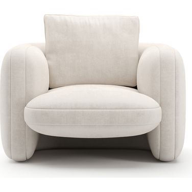 Overlap Chair Ecru In Cream