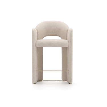 Overlap Counter Stool In Cream