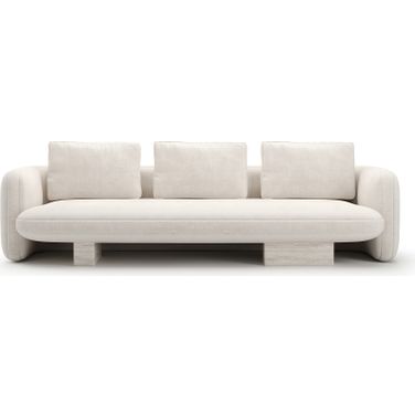 Overlap Sofa In Cream