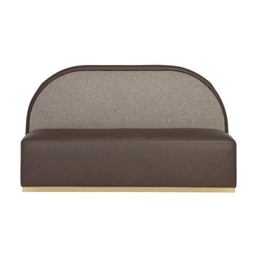 Ovid Banquette In Eglinton Espresso and Gellar Earth