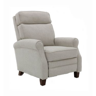 Owen Push Thru The Arms Recliner In Chateau Gray