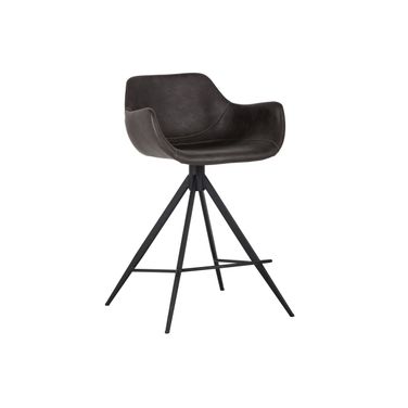 Owen Swivel Counter Stool In Town Grey
