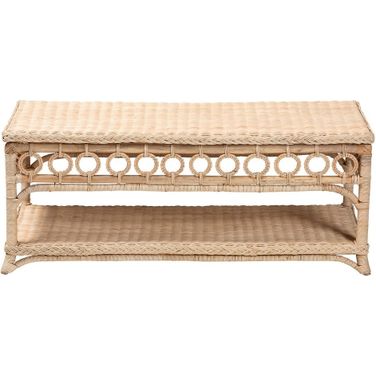 Oxford Natural Rattan Coffee Table In Natural