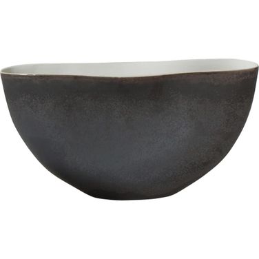 Oxus Pinched Large Bowl In Black