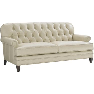 Oyster Bay Hillstead Leather Settee