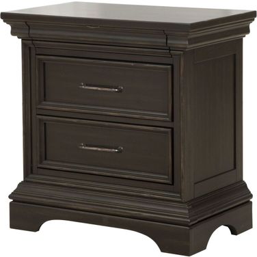 Caldwell Brown 3 Drawers Nightstand